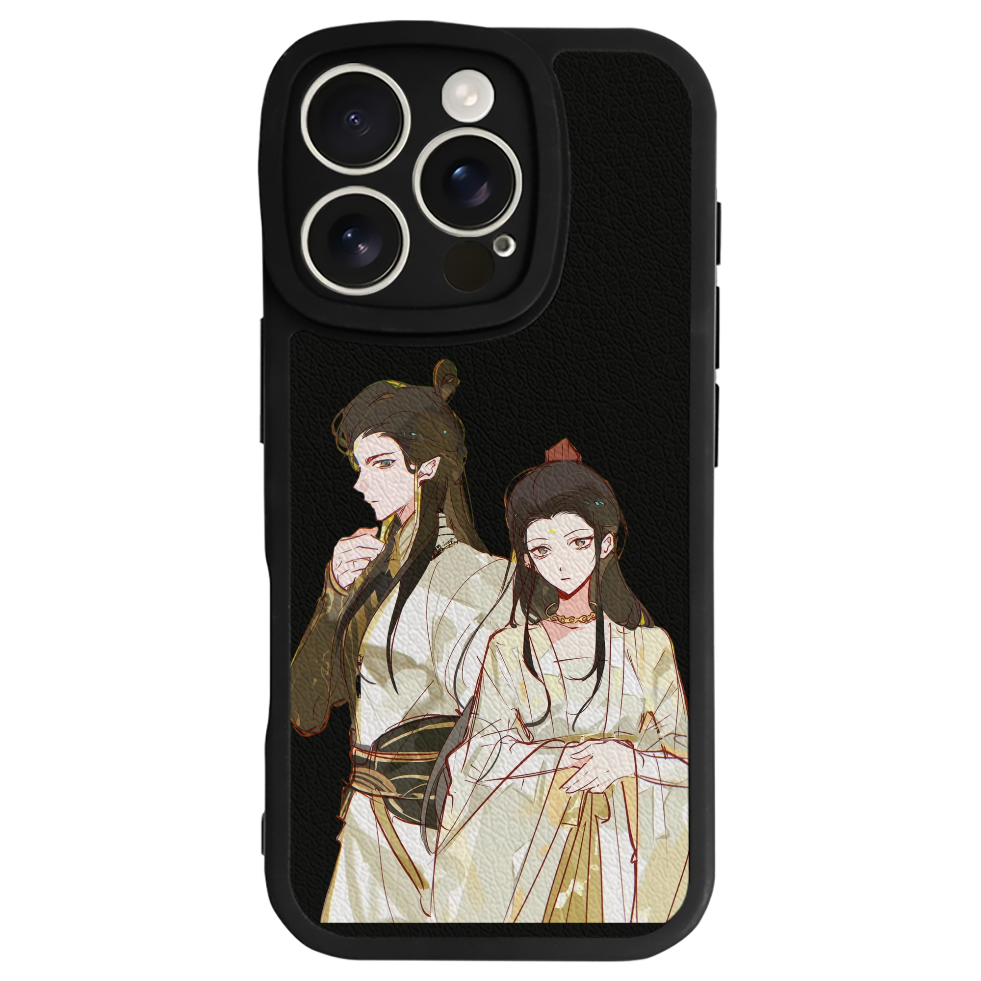 （画像用） Ne Zha 2 ナタ 魔童の大暴れ 【iPhone 16シリーズ対応】シリコンスマホケース（レザー調） 材質：シリコン